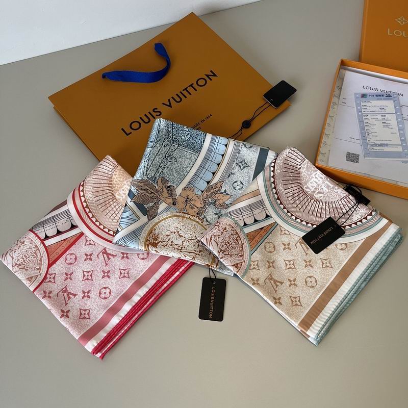 LV silk scarf hm24